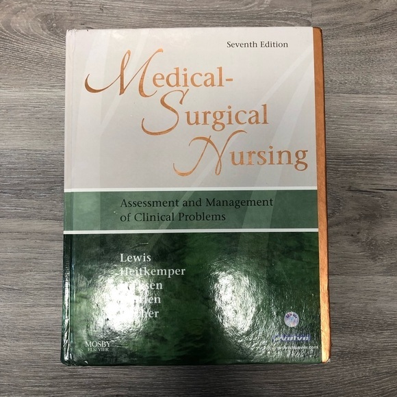 Medical Surgical Nursing Textbook Seventh Edition Assesment Management Clinical - Picture 1 of 5